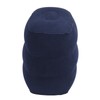 Inflatable Foot Rest Double Valve Blue PVC Flocking Washable Inflatable