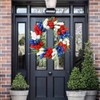 4th of July Independence Day Tulip Wreath Artificial Flower Wreath