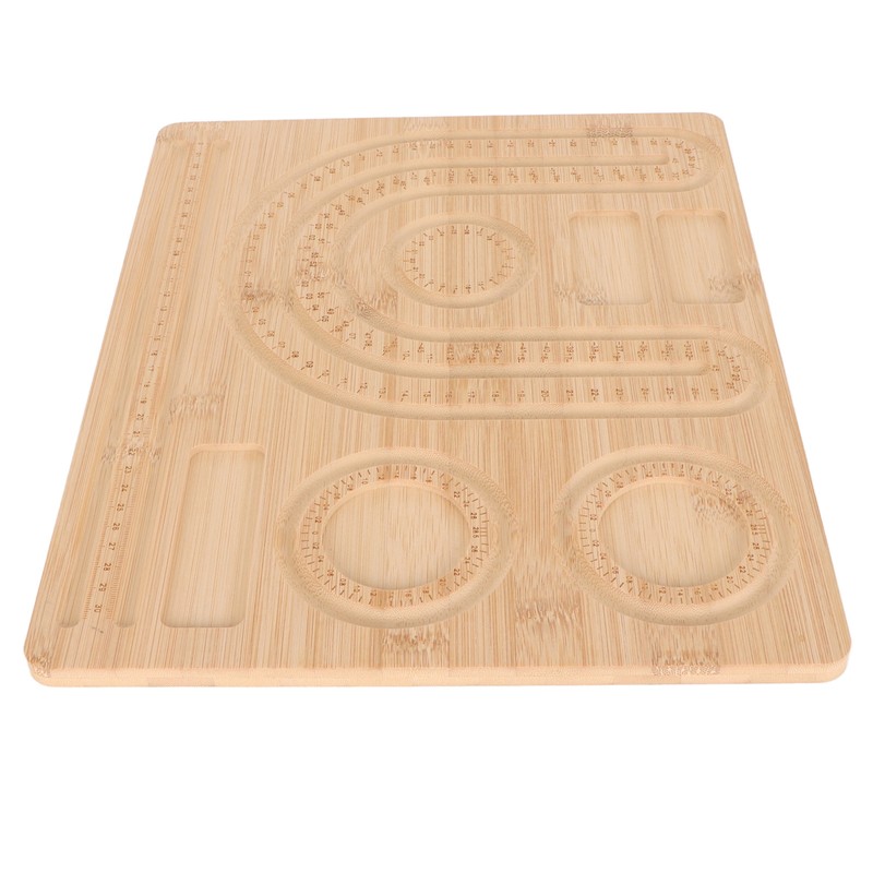 Bracelet Bead Board Jewelry Making Bracelet Measurement Board Bamboo Beading