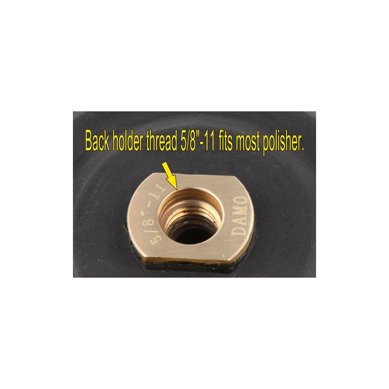 4" Semi-Rigid Flexible + Super-Flex Back Holders/Backer Pads for Diamond