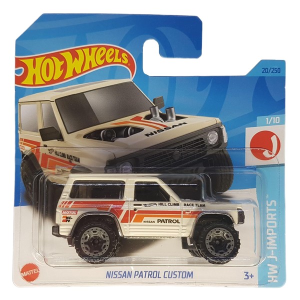 Hot Wheels - Nissan Patrol Custom - HW J-Imports 1/10 - HKG23 - Short Card - Motul - K&N - Mattel 2023