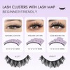 Sopendida 소페니다 래쉬 클러스터 키트 위스피 속눈썹 연장 10-18mm 방수