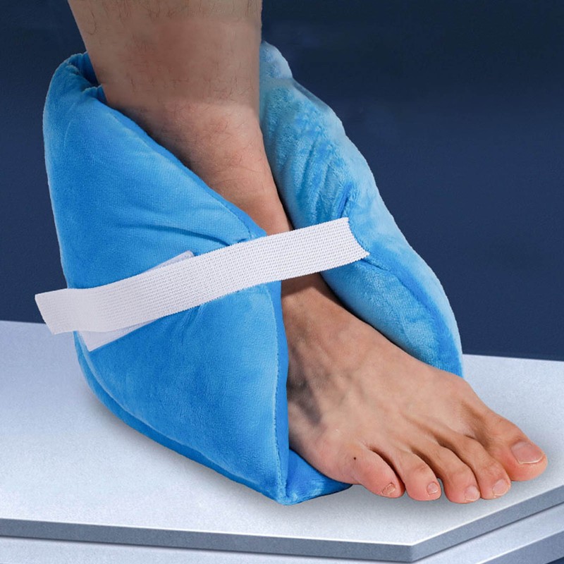 Heel Cushion Protector Pillow Blue Adjustable Relieve Pressure Heel Protector