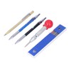 16Pcs Mechanical Carpenter Pencils Kit Scribe Pencil with Center Punch