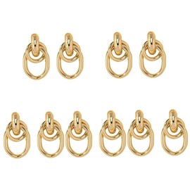 SAFIGLE Minimalist Circle Earrings Gold Hoop Earrings for Women Fashion Jewelry for Special Occasions