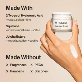 Honest Beauty Trío de cuidado de la piel The Icons Mini crema de hidrogel, gel limpiador suave, suero radiante de vitamina C Verificado por EWG, vegano y libre de crueldad