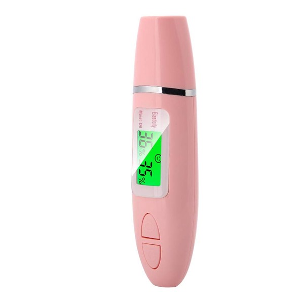 Digital Skin Moisture Oil Sensor, Skin Analyzer Tester Water Oil Monitor LCD Display Meter for Face and Body