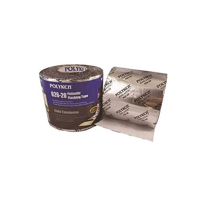 POLYKEN 1087420 626-20 Foilastic Window and Door Flashing Tape, 6"