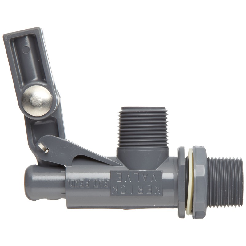 Kerick Valve PT75SS PVC Float Valve, Tank Mount, 37 gpm