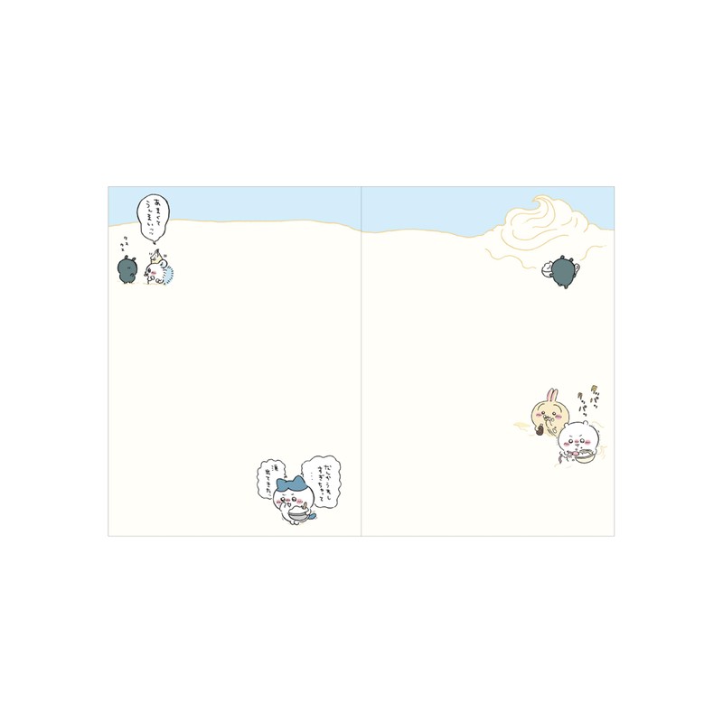 Sunstar Stationery Chiikawa S2958406 Monthly Notebook, A6, Chiikawa & Hachiware