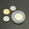 buwei 10pcs 35mm Useful Clear Round Cases Coin Storage Capsules