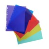 A4 File Dividers Plastic Coloured Tabs Subject Filing Numbered A-Z