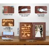Engagement Gift Light Up Rotating 4x6 Picture Frame - Wedding