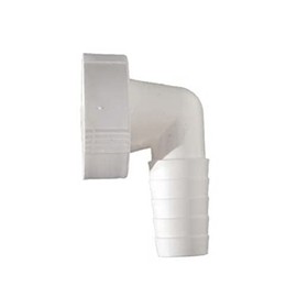 CORNAT TEC356399 1 1/4-Inch 90 Degree Plastic Angular Hose Connection - Clear