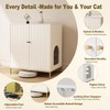 Stylish Cat Litter Box Enclosure, Modern Hidden Litter Box Furniture