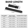 BISONSTRAP Elegant Leather Watch Straps, Quick Release, Watch Bands for