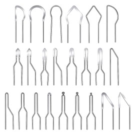 SAVITA 23pcs Wood Burning Nibs, Pyrography Wire Tips Replacement for Pyrography Machine Wood Burning Pen Tips for Pyrography on Gourds Wood Paper Leather