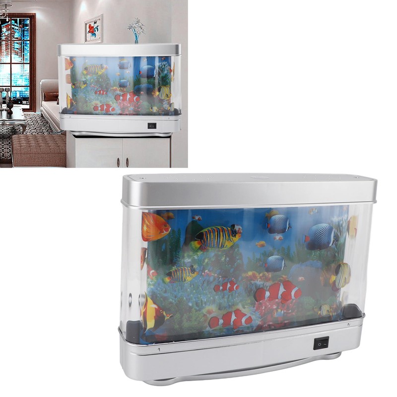 Artificial Aquarium Lamp LED Light Compact Fake Fish Tank Aquarium