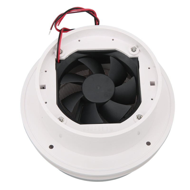 RV Mini Vent Fan White Round Noiseless Compression Resistant Vent