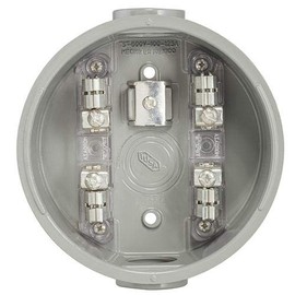 Base Medidor de Luz, 4 Terminales De Latón