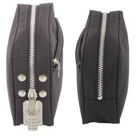 SED13063 Keyless Bag with Keys, Security Pouch with SED-1 Lock, Secretly Prevents Thieves, Cash Passport Storage