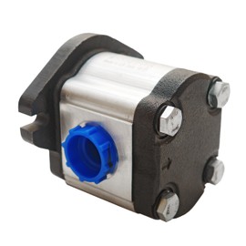 Hydraulic Gear Pump 3-17 GPM Straight 3/4" Keyed Shaft, Aluminum Hydraulic Oil Gear Pump CID 1.37, Hydraulic Fluid Gear Pump SAE A-2 Bolts CCW Cast Iron Flange