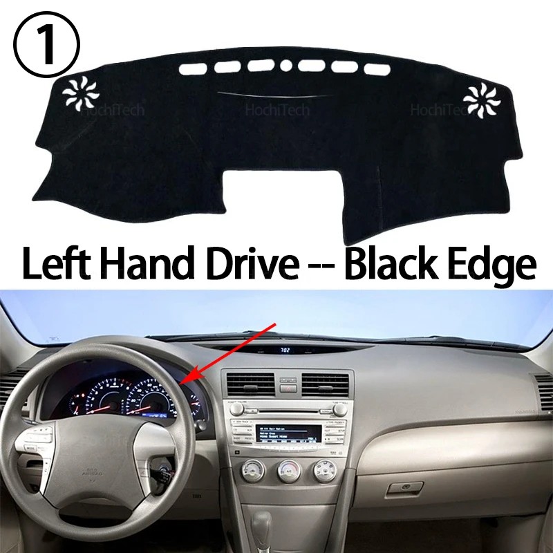 Dashboard Cover Mat for Toyota Camry 2007–2011 – Anti-Glare Dash