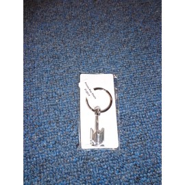 Unbranded Chrome Metal Piston ~ Keychain, Keyfob, Engine Fob Key Chain Ring Gifts NIP