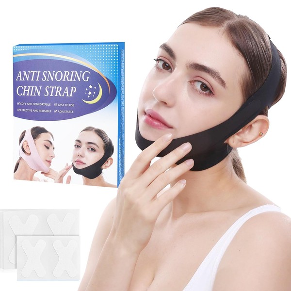 Sunla Anti Snoring Chin Strap for CPAP Users and 60