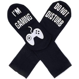 Folouse Stocking Stuffers for Teens Boys Kids Gifts, Do Not Disturb I'm Gaming Socks, Funny Gag Gifts for Men