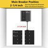 Generator Interlock Kit Compatible with Eaton or Cutler Hammer Vertical