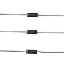 HUABAN 10pcs 1N5333B 1N5333 Power Zener Diode 5W 3.3V DO-15(CASE17-02) 5 Watt 3.3V