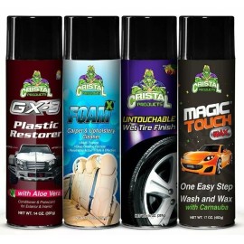 Cristal Products Pro Car Detailing (GX-3, Foam X, Untouchable & Magic Touch) Cristal Products