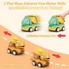 Dinosaur Design Inertia Car Toy, 6 Counts/set Friction Power Engineering
