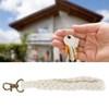 Macrame Keychain, Boho Keychain Hand Weaving Hollow Style Cotton Rope