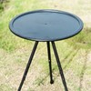 Nyeullcyh Outdoor Portable Table,Five-Level Height Adjustment,campact Lightweight Camp talbe (5-Level