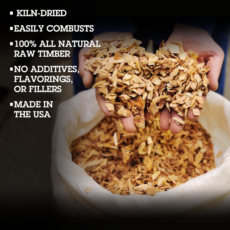 Camerons All Natural Alder Wood Chips for Smoker -420 Cu.