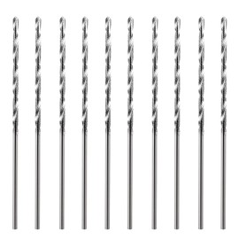 FOCMKEAS 10 Pcs Diamond Twist Drill, 0.8mm Diamond Drill Bits for Glass Sea Shells Tiles Gems Siones