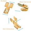 48Pcs Female Spade Connector, Double Spade Connector, Piggyback Spade Connector