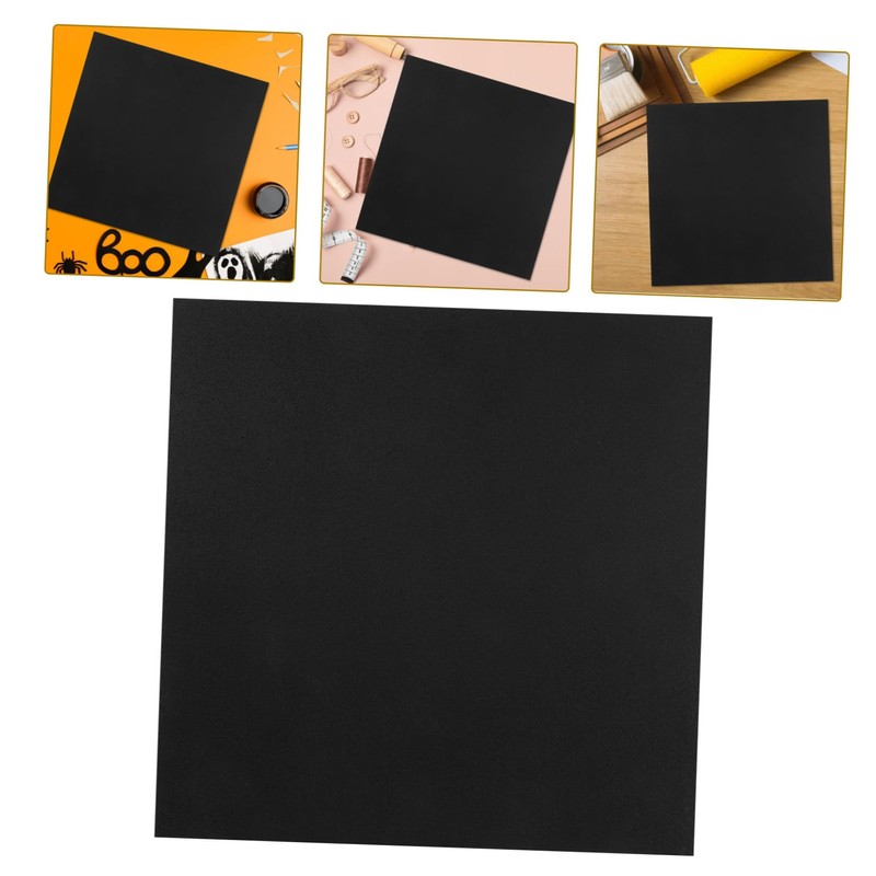 CHILDWEET Black Abs Plastic Sheet Panel Thermal Formed Craft Material