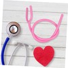 BUGUUYO 2pcs Replacement Y Shaped Stethoscope Tubing Flexible Plastic Extension