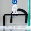 amu Glass Pen Station GP-T4 (Smoke Brown) for Cleaning Brushes,