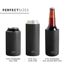 Simple Modern Standard Can Cooler for Beer, Soda, Sparkling Water | Vacuum Insulated Stainless Steel Drink Sleeve Holder Gift for Women Men 12oz Regular | Ranger Collection | Sea Glass Sage