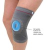 Medically Approved: Woven Stretch Elastic Knee Sleeve with Spiral Stays
