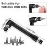 21 Pcs Right Angle Drill Attachment Set Includes 2Pcs Flexible