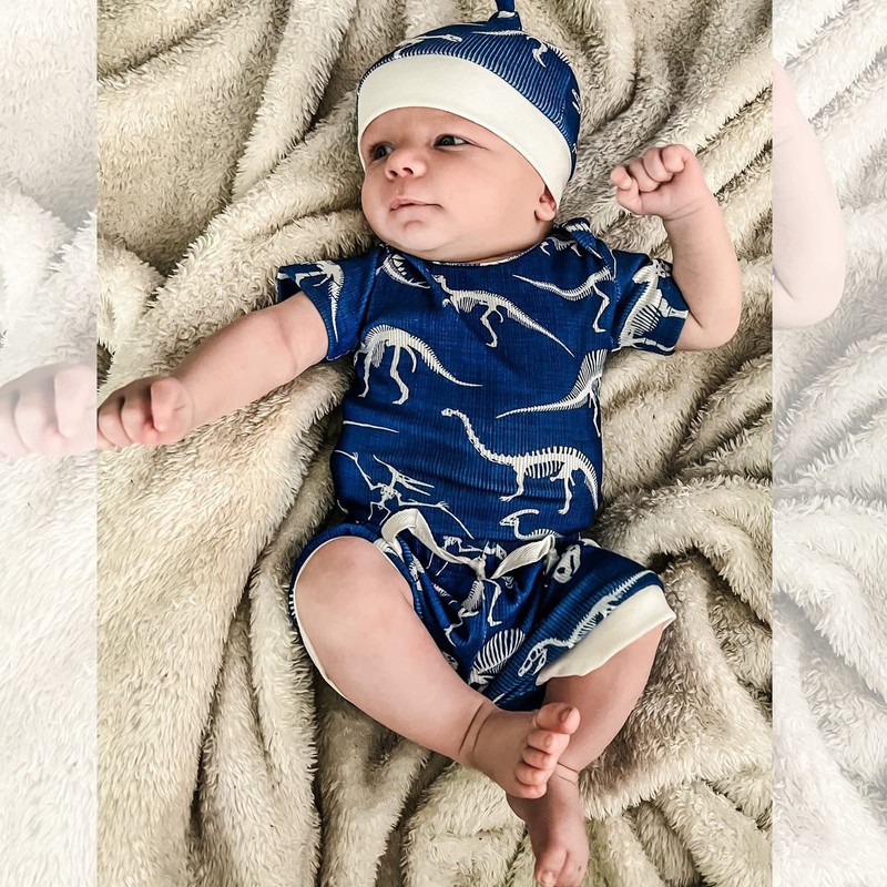 Preemie - Conjunto de 3 piezas de ropa de verano