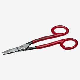 NWS 0754-12-180 7" Jewellers' Snips - Atramentized - Plastic Grip