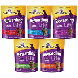 Wellness Wellbites Soft & Chewy Variety Pack (5 Flavors, 6 Ounce Bags)