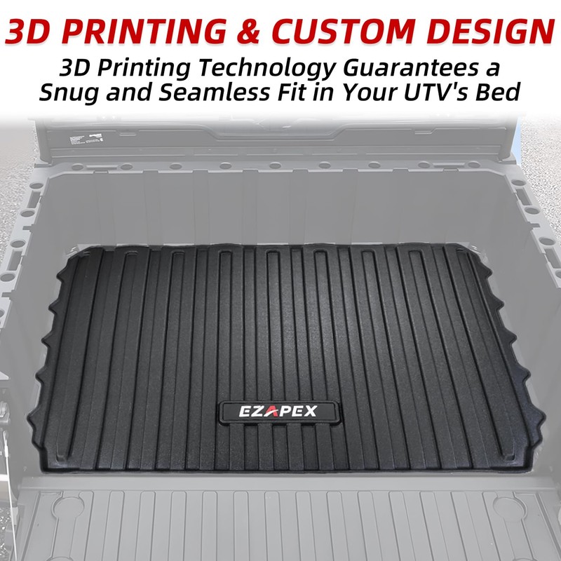 EZAPEX Bed Mat Liner Compatible with Polaris Ranger 1000 Crew