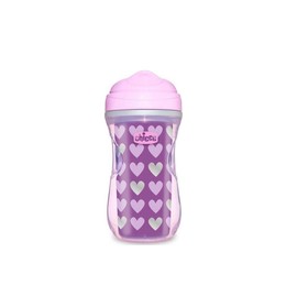 Chicco Active Cup with Purple Hearts for Girl 14m+, 1pcs